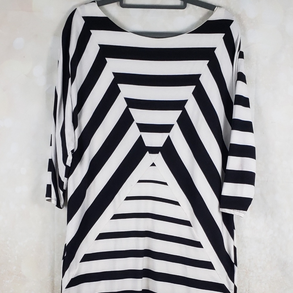 Cato midi dress 3/4 sleeve stretch bodycon  XL